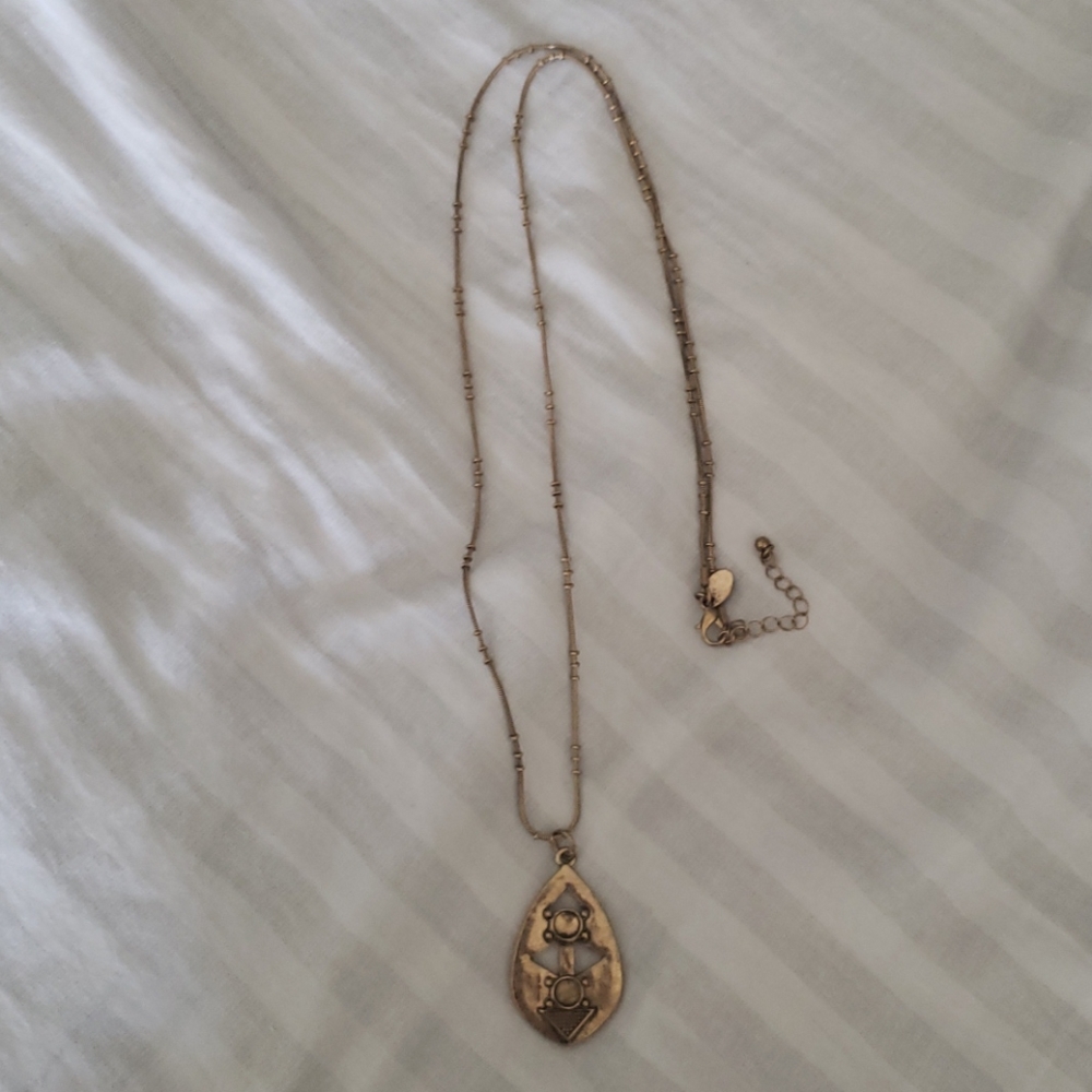 Beautiful, long medallion necklace